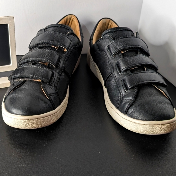 UGG Shoes - Ugg Alix 9 tri strap black‎ leather comfy sneakers